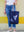 Winged Whispers | Denim Tote