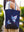 Winged Whispers | Denim Tote