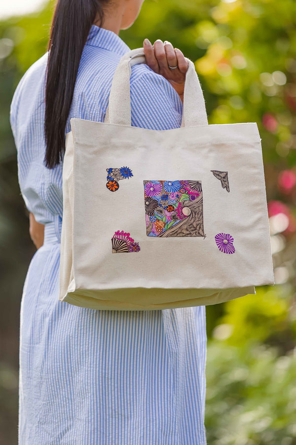 Collected Moments | Canvas Workbag