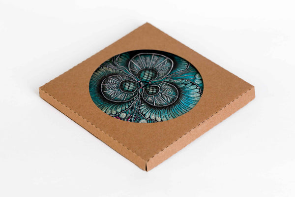 Forest Bloom | Intricate Art Coaster Set