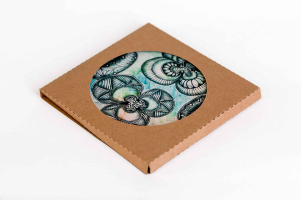 Fallen Forms | Intricate Art Coaster Set