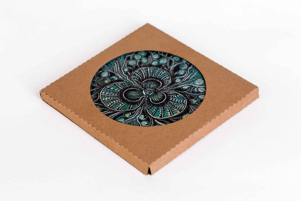 Midnight Garden | Intricate Art Coaster Set