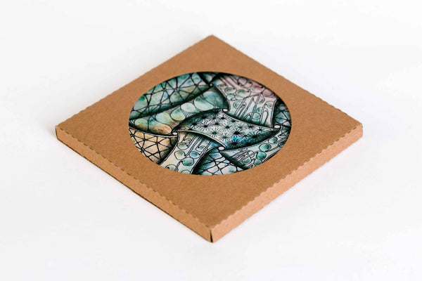 Woven Canopy | Intricate Art Coaster Set