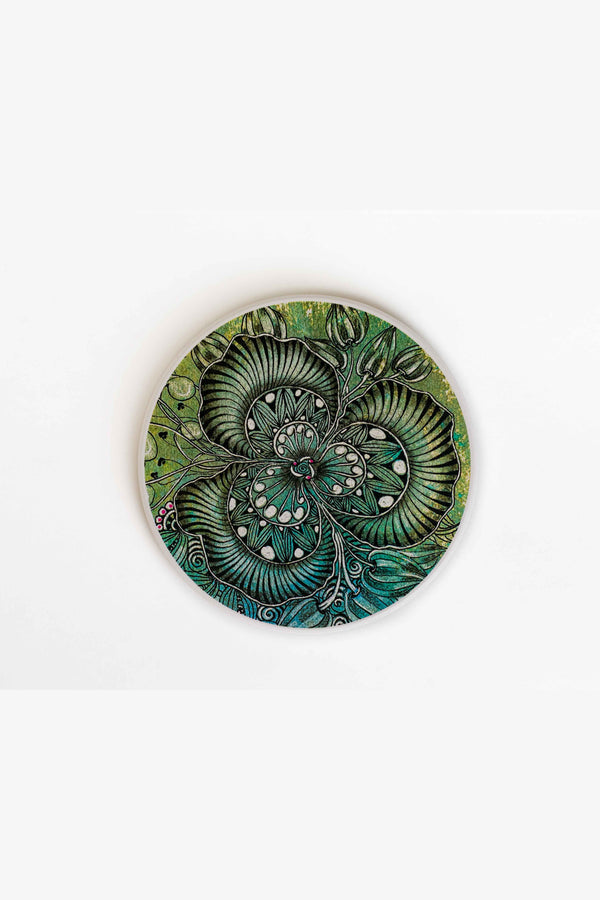Deep Petal | Intricate Art Coaster Set