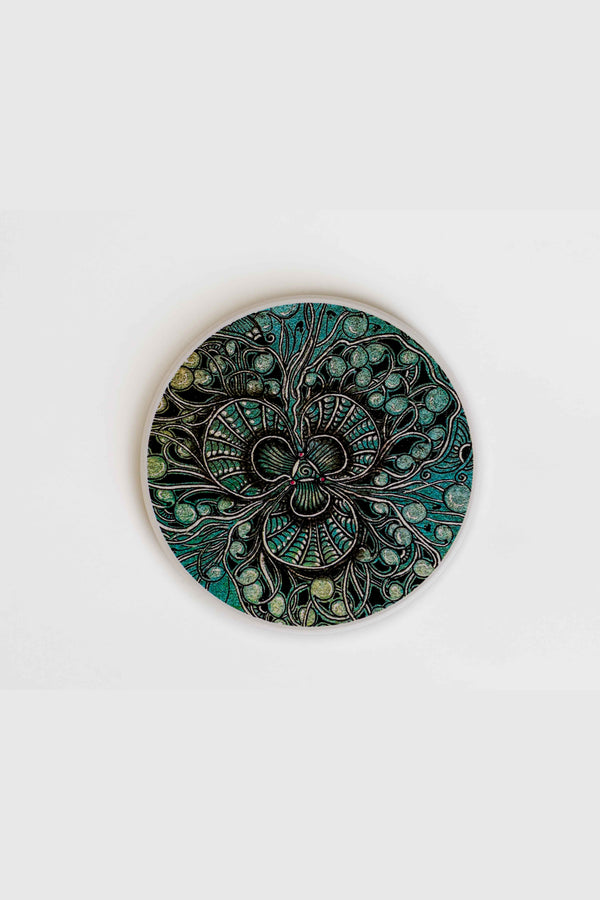 Midnight Garden | Intricate Art Coaster Set