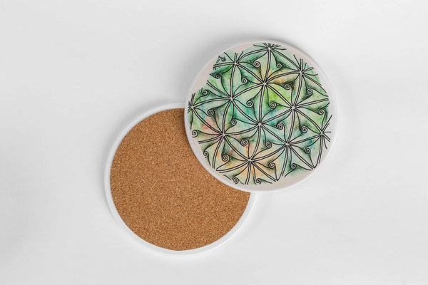 Sacred Grove | Intricate Art Coaster Set