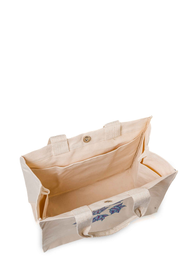Centred Bloom | Canvas Workbag