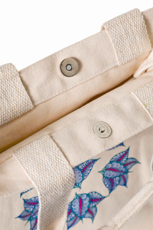 Centred Bloom | Canvas Workbag