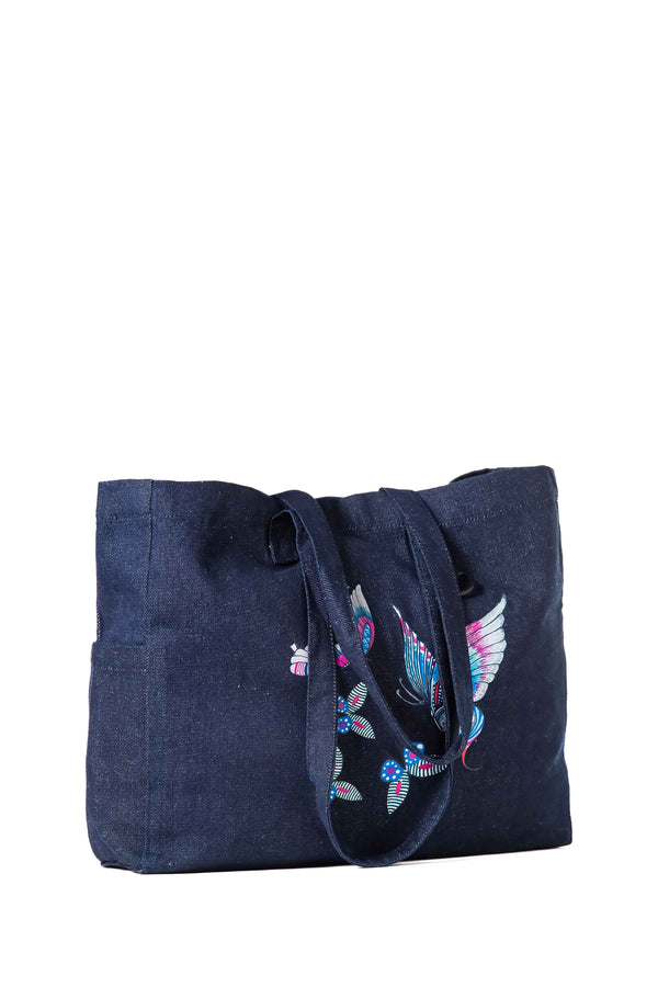 Butterfly Assembly | Weekender Denim Tote