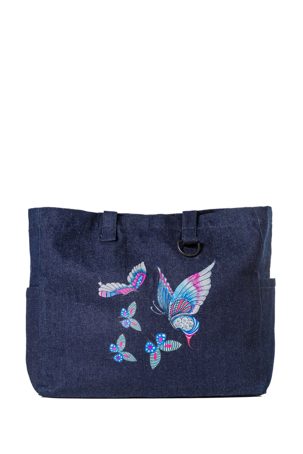 Butterfly Assembly | Weekender Denim Tote