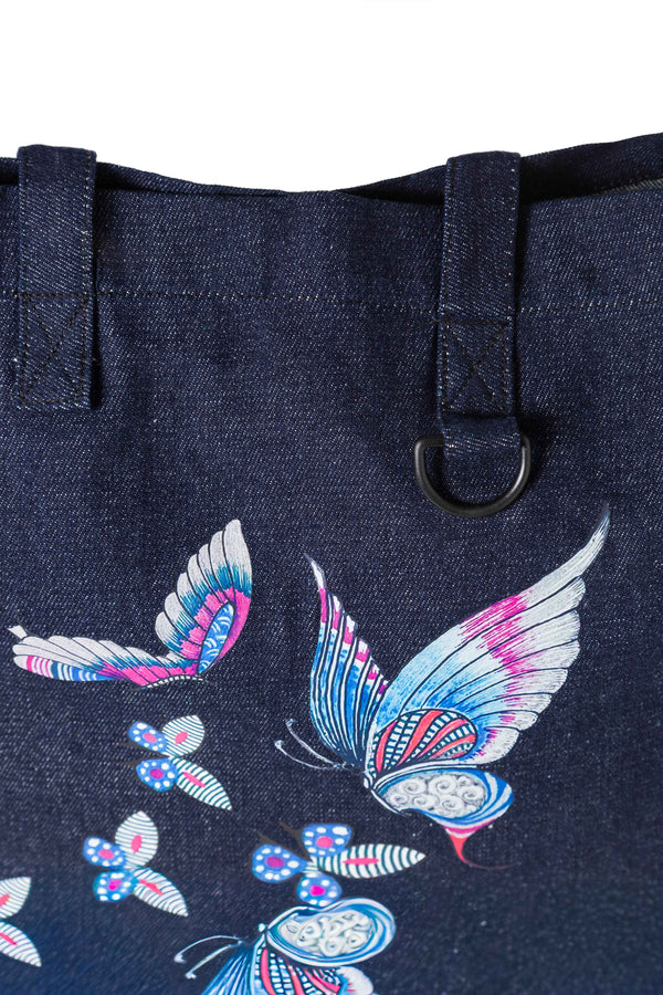 Butterfly Assembly | Weekender Denim Tote