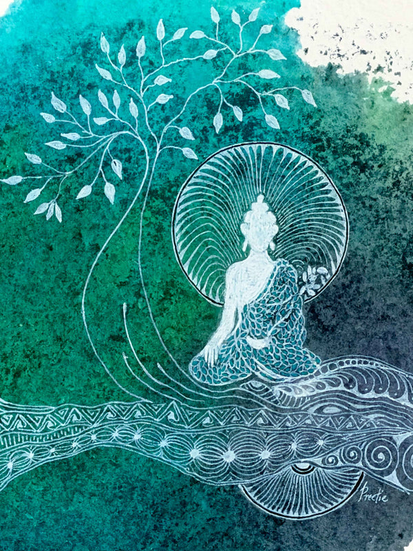 Whispers of the Bodhi Tree | Wall Art